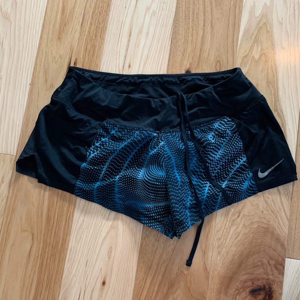 Nike Dri-Fit running shorts.